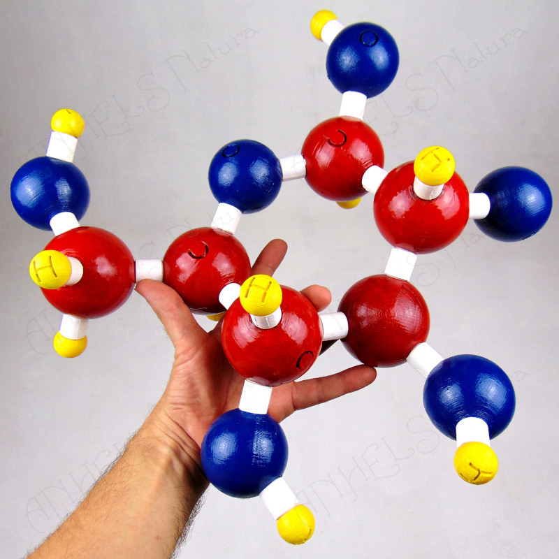 juego 3D quimica glucosa