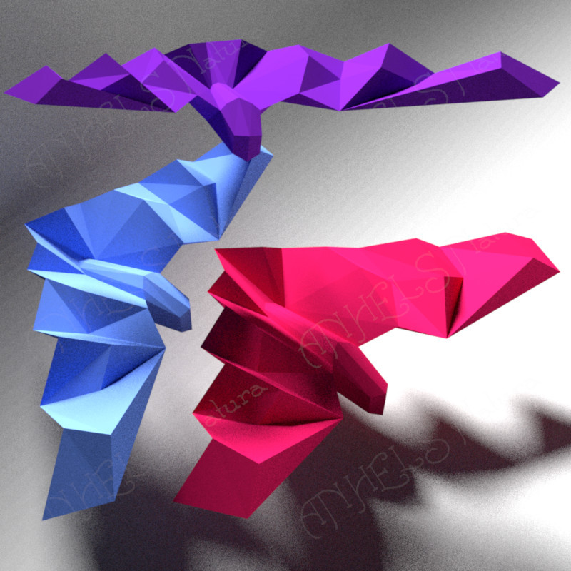 3d paper animal templates